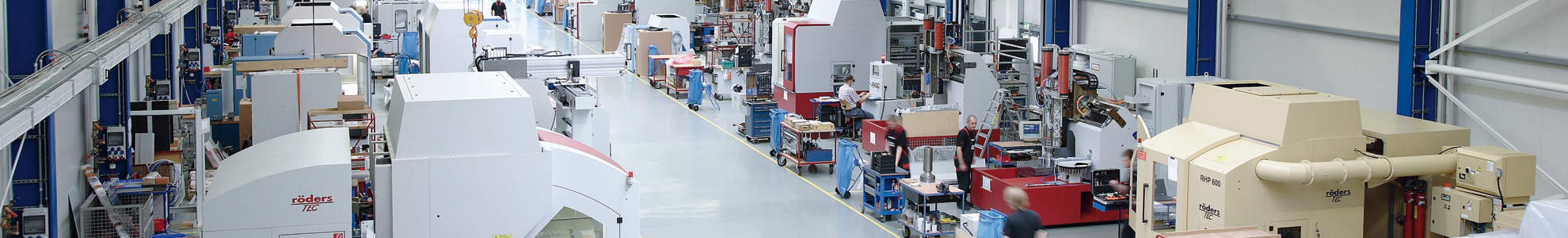 Schultze Anlagentechnik GmbH Hallenansicht blau