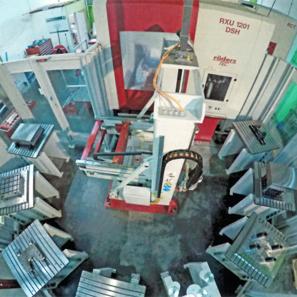 Schultze Anlagentechnik GmbH Palettenwechsler RCH2 und RXU1201DSH